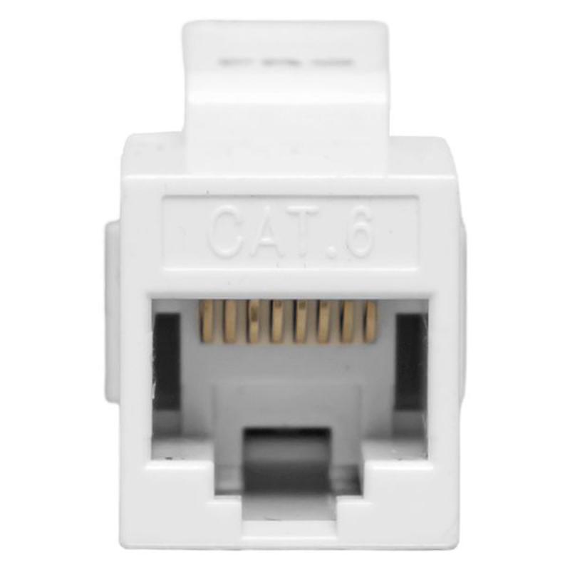 Адаптер проходной TERACOM PRO Cat.6 неэкранированный RJ45-RJ45 тип Keystone белый | TRP-INLC-KSTN-6UTP-WH | EKF — EKF