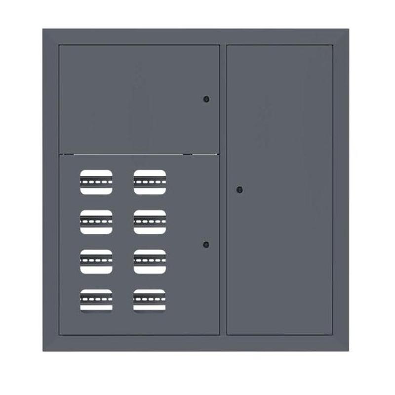 Щит этажный 8 кв. RAL7024 (1000х950х150)  PROxima |mb29-v-8-ral7024| EKF — фото 1 | Sento