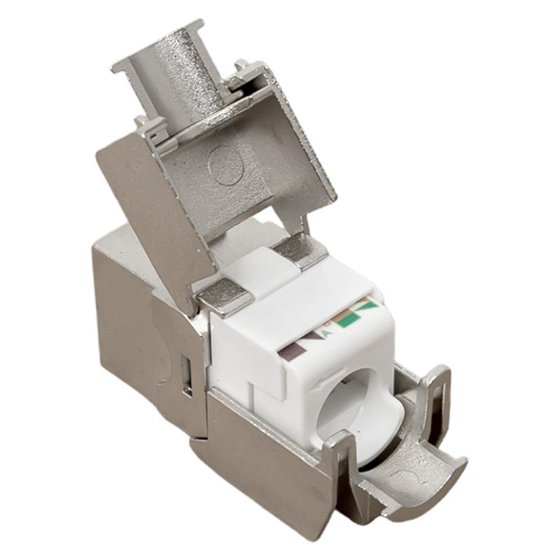 Модуль Keystone TERACOM CS Cat.6 экранированный STP 110 IDC 180 градусов самозажимной (Toolless)|TRCS-KSTN-T180D-6STP| EKF — миниатюра 9