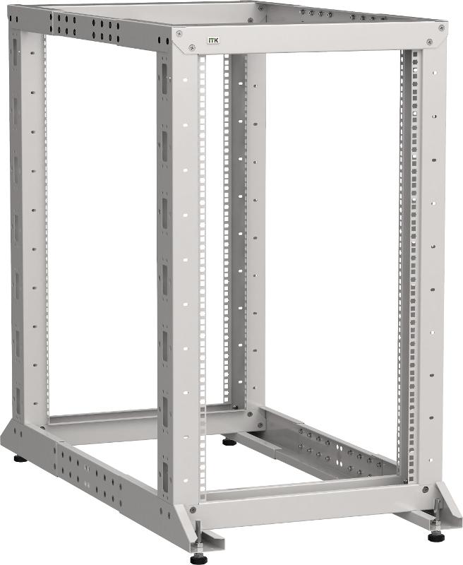 ITK LINEA F Стойка 2-рамная 33U 600х600-1000мм серая | LF35-33U61-2GM | ITK — ITK