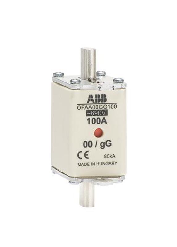 Предохранитель OFAA00GG80 80A тип gG размер00, до 690В | 1SCA022700R9440 | ABB — ABB