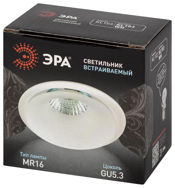 Cветильник встраиваемый декоративный KL103 WH MR16 GU5.3 белый | Б0056349 | ЭРА — миниатюра 2
