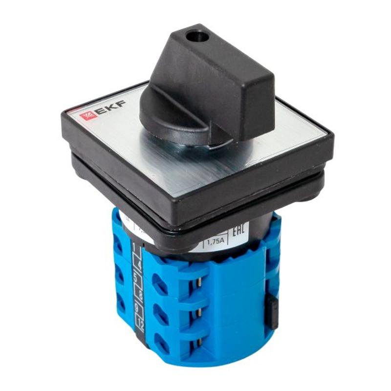 Переключатель кулачковый ПК-1-102 10А 2P «0-1-2-3» IP65 | pk-1-102-10-65 | EKF — миниатюра 6