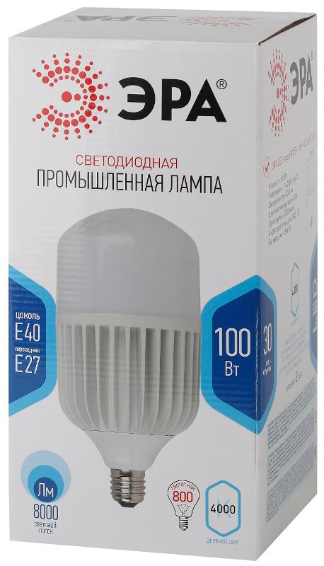 Лампа светодиодная LED POWER T160-100W-4000-E27/E40 100Вт колокол | Б0056122 | ЭРА — миниатюра 2