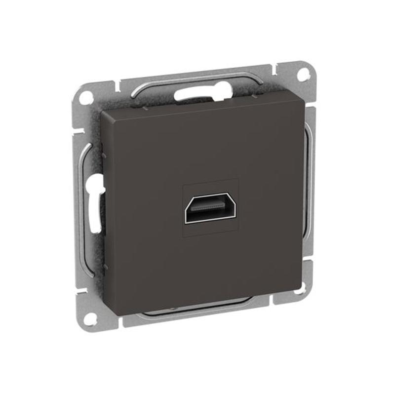 Механизм розетки HDMI, мокко Эпика  |UP1-SOM-HDMI| EKF — миниатюра 3