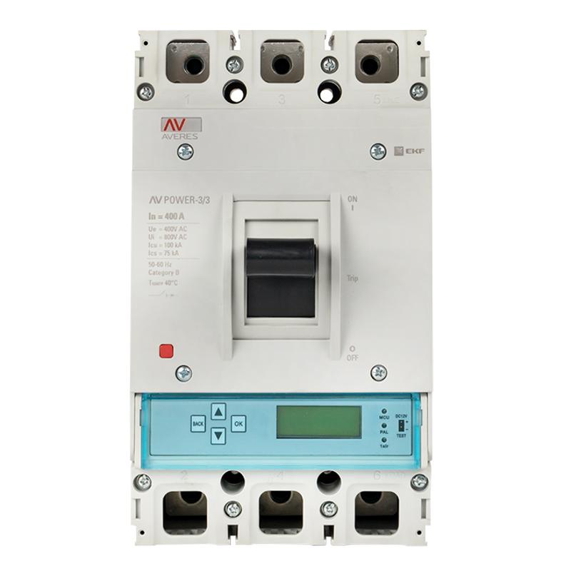 Выключатель автоматический AV POWER-3/3 400А 100kA ETU6.0 AVERES | mccb-33-400H-6.0-av | EKF — миниатюра 4