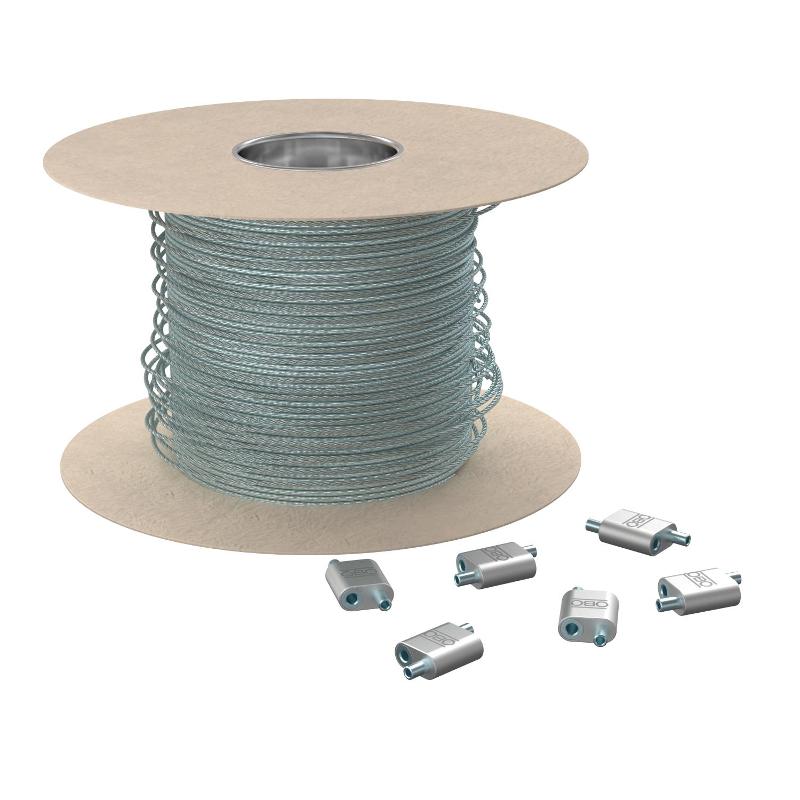 Комплект QWT 1.5 Set 1 G 1,5х25000 с 20 тросовыми фиксаторами ( QWT 1.5 Set 1 G 1,5х25000 ) | 1450094 | OBO Bettermann — OBO Bettermann