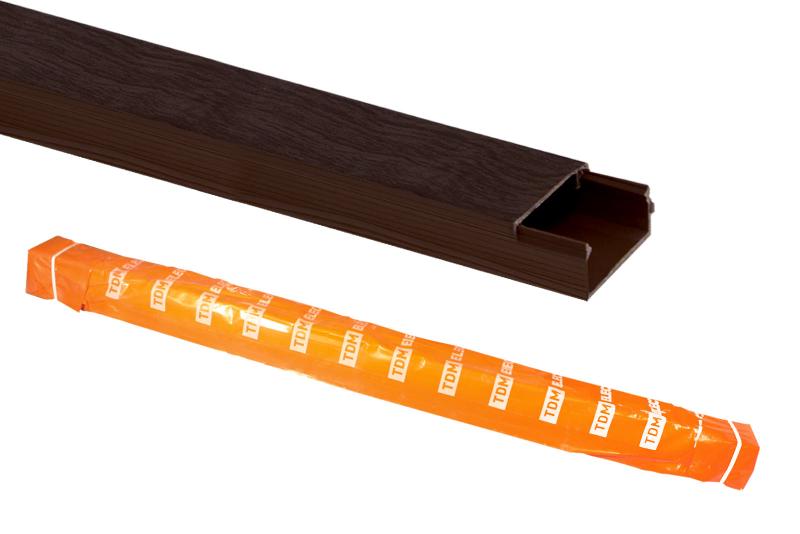 Кабель-канал 25х25 (50м) "ЭКО" 3D (бук) | SQ0402-0406 | TDM — TDM ELECTRIC