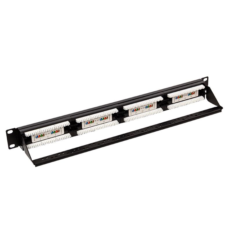Патч-панель TERACOM PRO 19' Cat.5E 1U неэкранир. UTP 24 порта RJ-45 Dual IDC с органайзером | TRP-PPNL-5EUTP-C1U24 | EKF — миниатюра 6