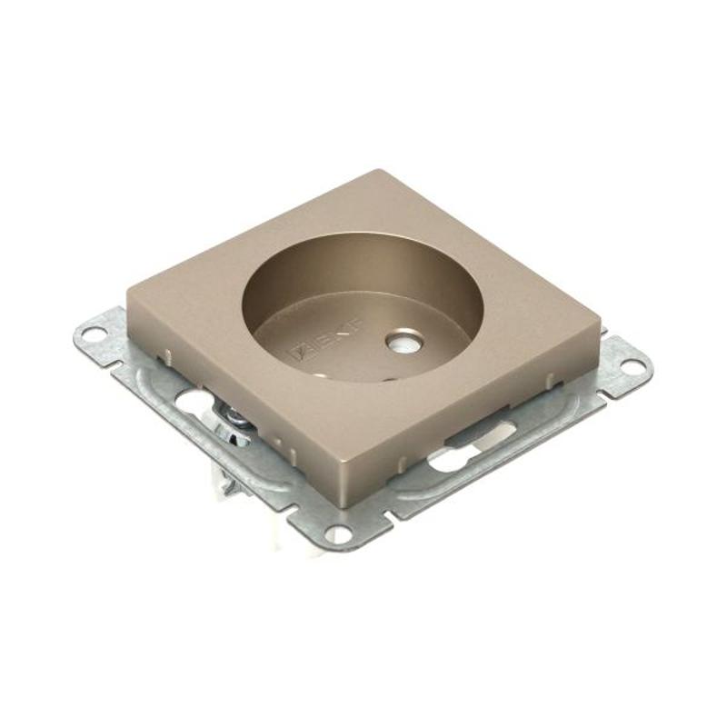 Механизм розетки, 16А, без заземления, со шторками, шампань Эпика  |UP1-SOC-101| EKF — миниатюра 11