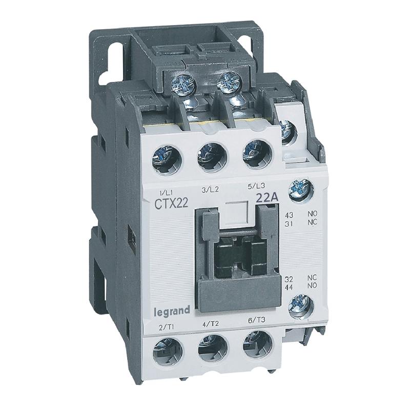 Контактор CTX3 22 3P 22A 1но1нз ~24В | 416110 | Legrand — Legrand