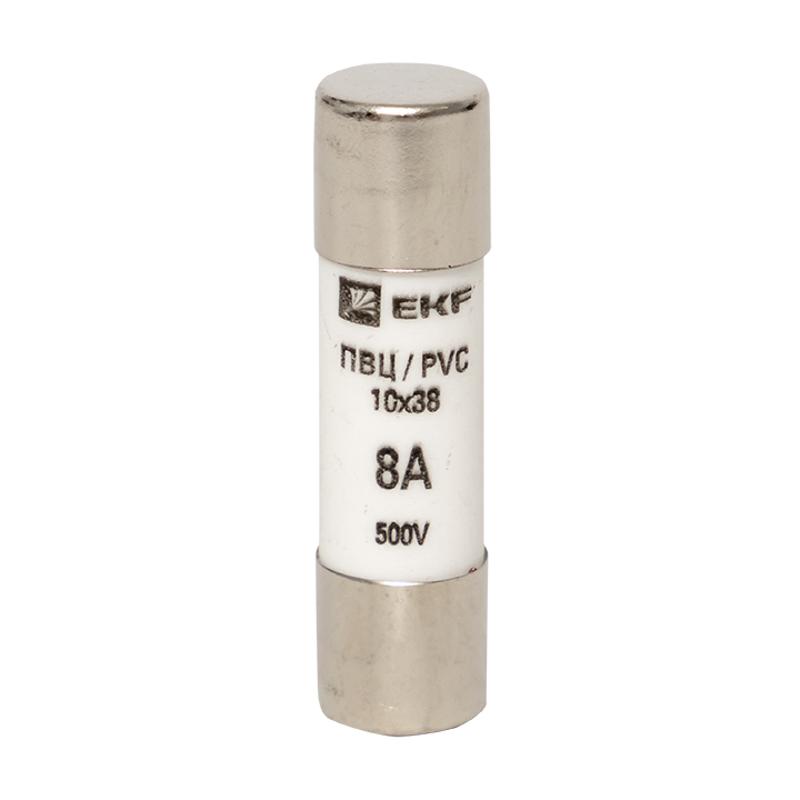 Плавкая вставка цилиндрическая ПВЦ (10х38) 8А | pvc-10x38-8 | EKF — миниатюра 2