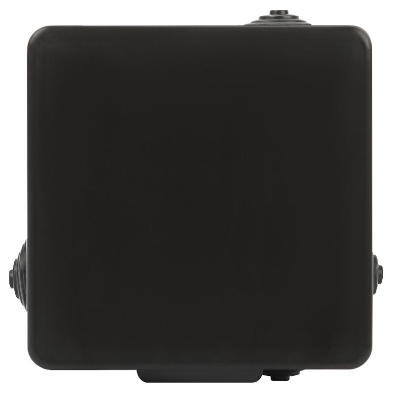 Распаячная коробка  KOR-100-100-50-8g-B открытой установки КОР 100х100х50мм черная с гермовводами 8 входов IP54 KOR-100-100-50-8g-B | Б0061777 | ЭРА — миниатюра 4