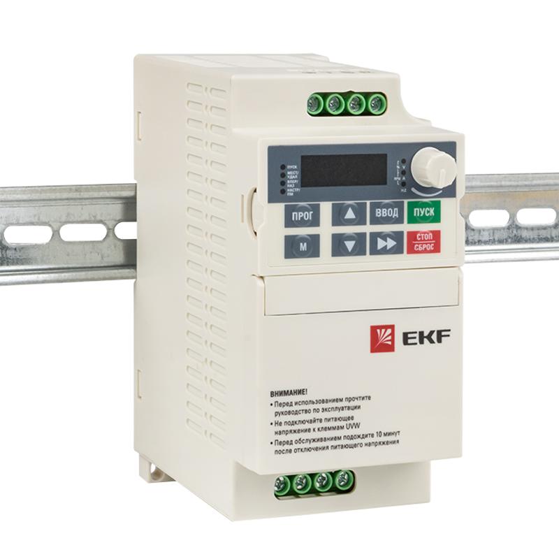 Преобразователь частоты 0,75 кВт 1х230В VECTOR-80 EKF Basic | VT80-0R7-1 | EKF — миниатюра 2