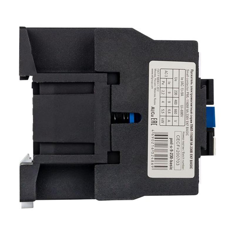 Пускатель электромагнитный серии ПМЛ-1160М 9А 230В  Basic | pml-s-9-230-basic | EKF — миниатюра 9
