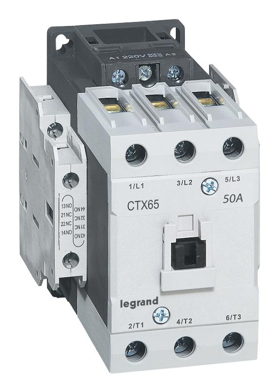 Контактор CTX3 65 3P 50A 2но2нз =24В | 416151 | Legrand — Legrand