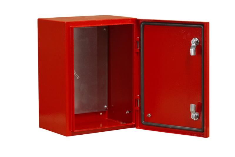 Корпус металлический ЩРНМ IP55 300х300х200 RAL3020 красный | 32527DEK | DEKraft — DEKraft
