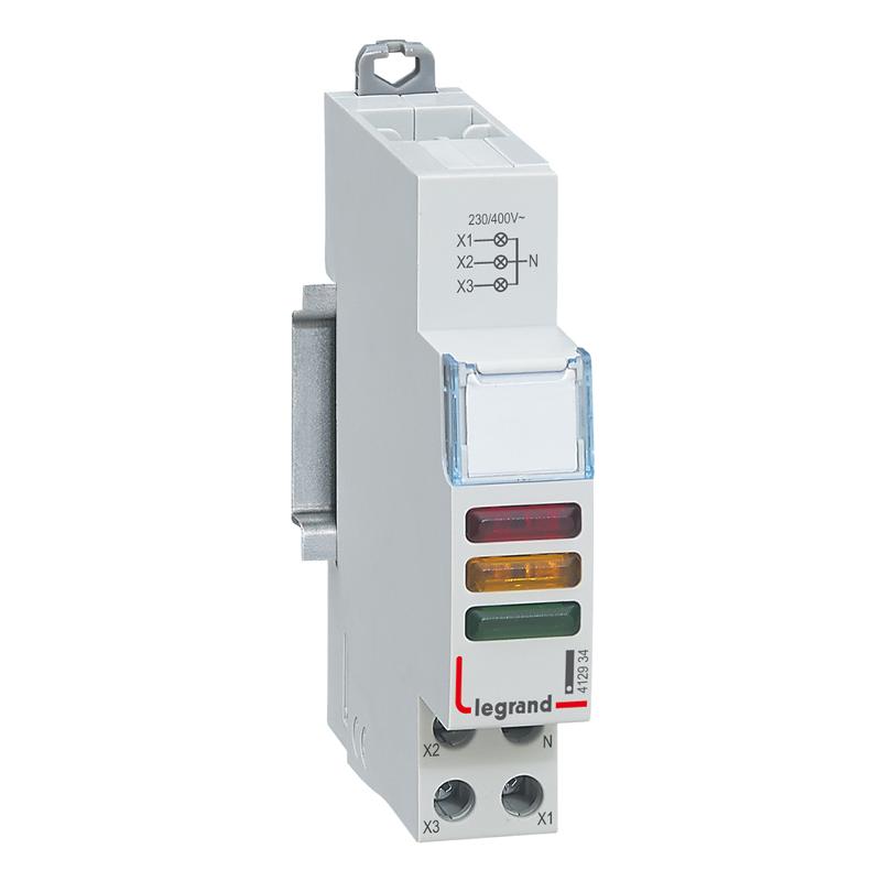 Лампа индикаторная CX³ 3xLED красная/зеленая/жёлтая | 412934 | Legrand — Legrand