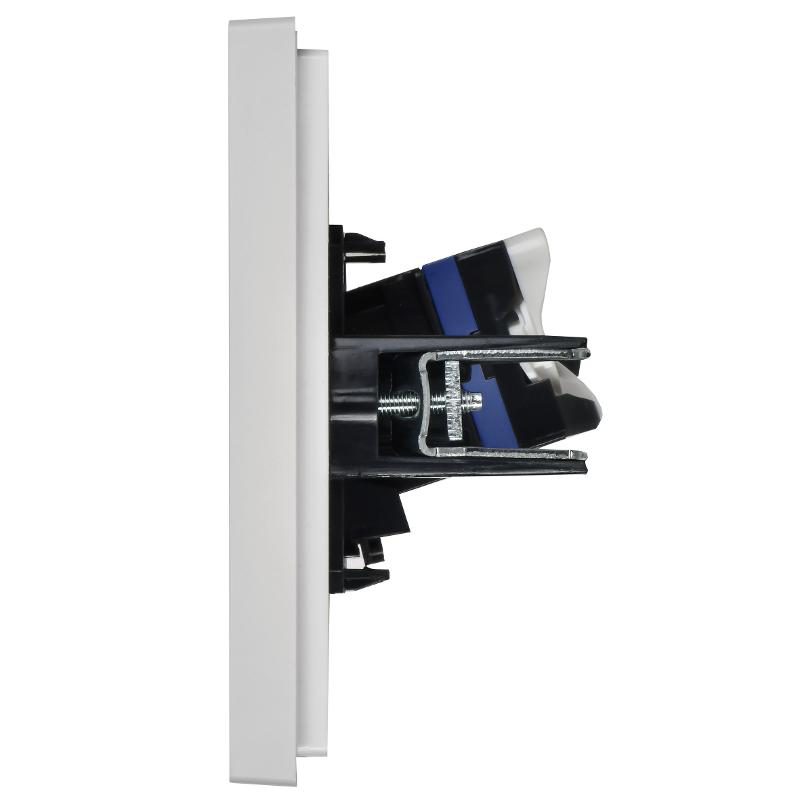 FORTE&PIANO Розетка комп. 2-ая RJ45 кат.6 FP234 белый | FP-K20-2-K01 | IEK — миниатюра 4