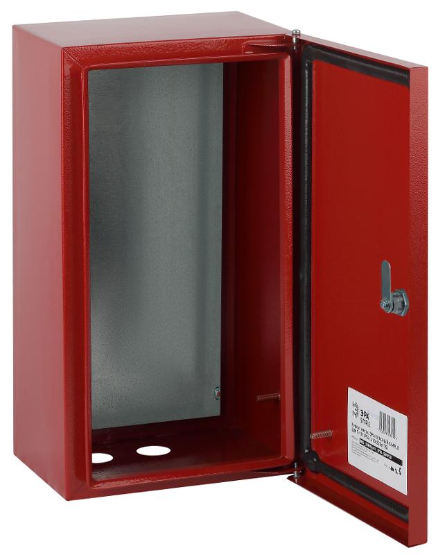 Корпус металлический ЭРА SIMPLE ЩМПг-01 (395х310х220мм) IP54 У2 красный RAL 3000  | Б0047699 | ЭРА — миниатюра 1