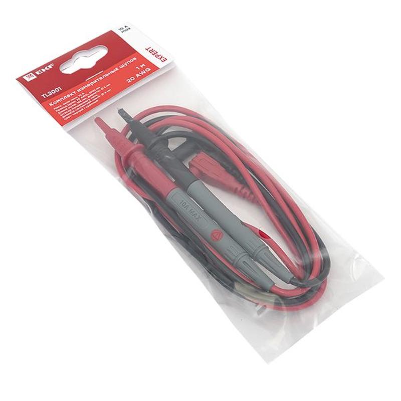 Комплект измерительных щупов TL3001 (1м)(20AWG) EKF Expert | TL3001 | EKF — миниатюра 18