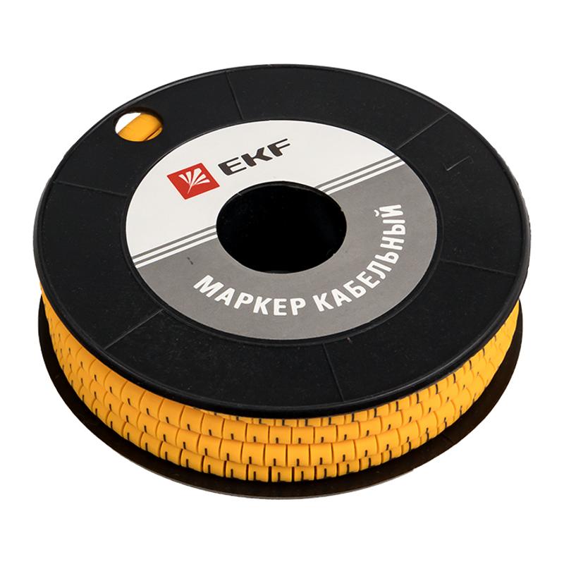 Маркер кабельный 2,5 мм2 "L" (1000 шт.) (ЕС-1) PROxima | plc-KM-2.5-L | EKF — миниатюра 2