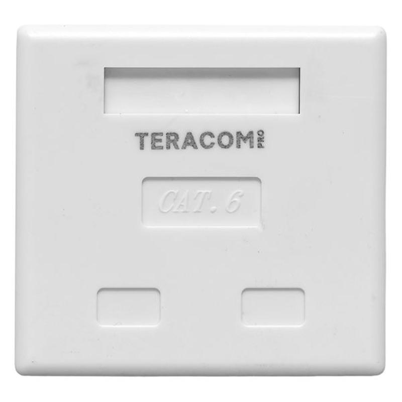 Розетка настенная TERACOM PRO Cat.6 неэкранированная 2 порта RJ-45 Dual IDC белая | TRP-WBOX-2RJ45-6UTP-WH | EKF — миниатюра 8
