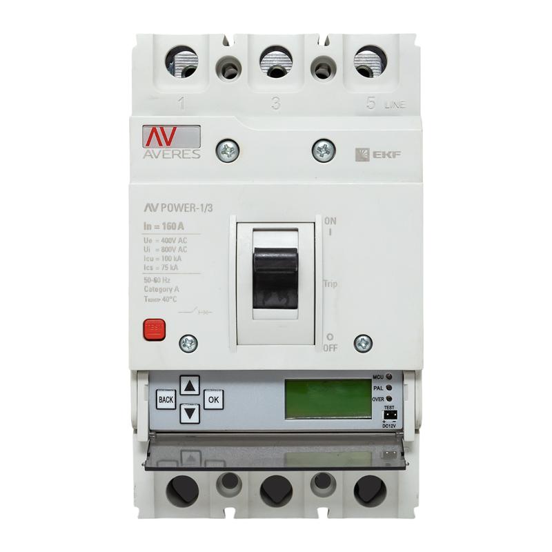 Выключатель автоматический AV POWER-1/3 160А 100kA ETU6.0 AVERES | mccb-13-160H-6.0-av | EKF — миниатюра 11