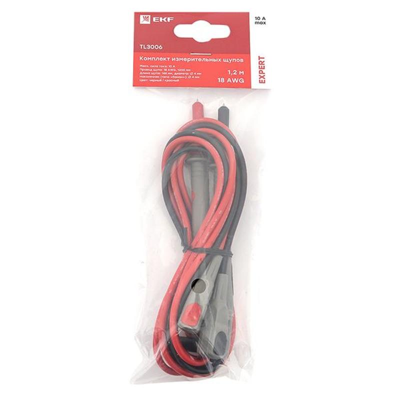 Комплект измерительных щупов TL3006 (1.2м)(18AWG) EKF Expert | TL3006 | EKF — миниатюра 19
