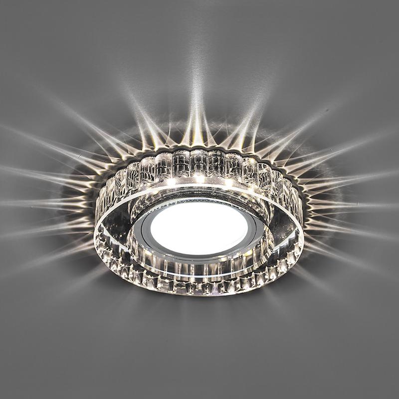Светильник встраиваемый с LED подсветкой CD985 потолочный MR16 G5.3 прозрачный | 32662 | Feron — миниатюра 2