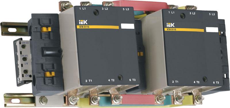 Контактор КТИ-51153 реверс 115А  230В/АС3   | KKT53-115-230-10 | IEK — IEK (ИЭК)