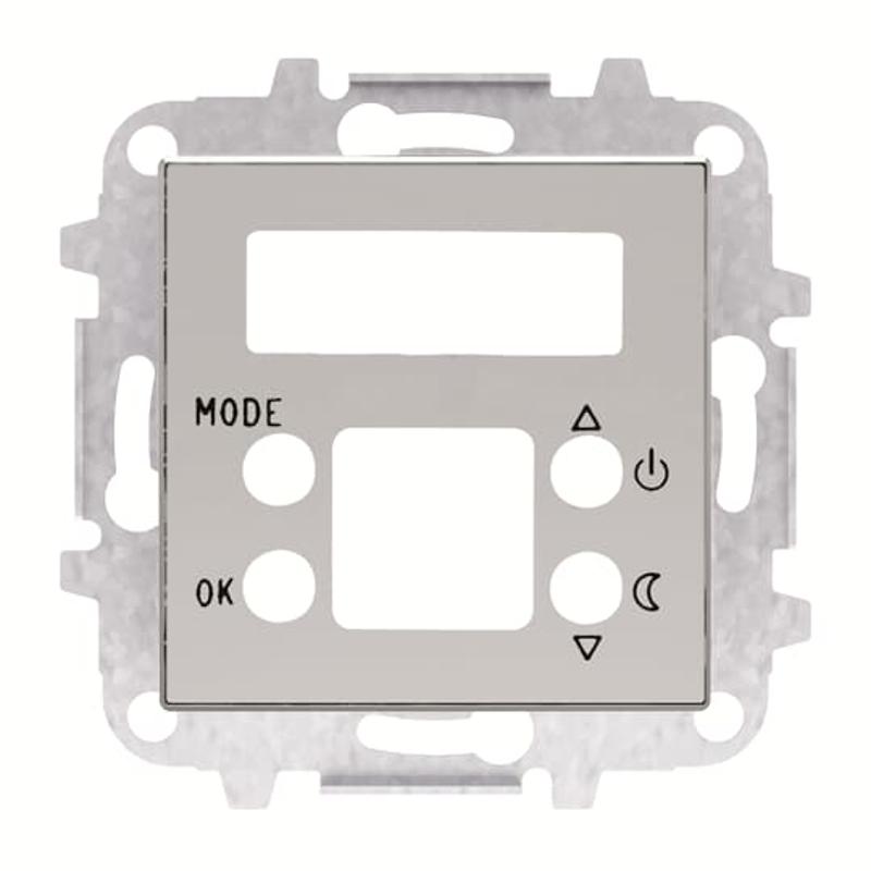 Накладка терморегулятора 8140.5, серия SKY, цвет серебряный | 2CLA854050A1301 | ABB — ABB