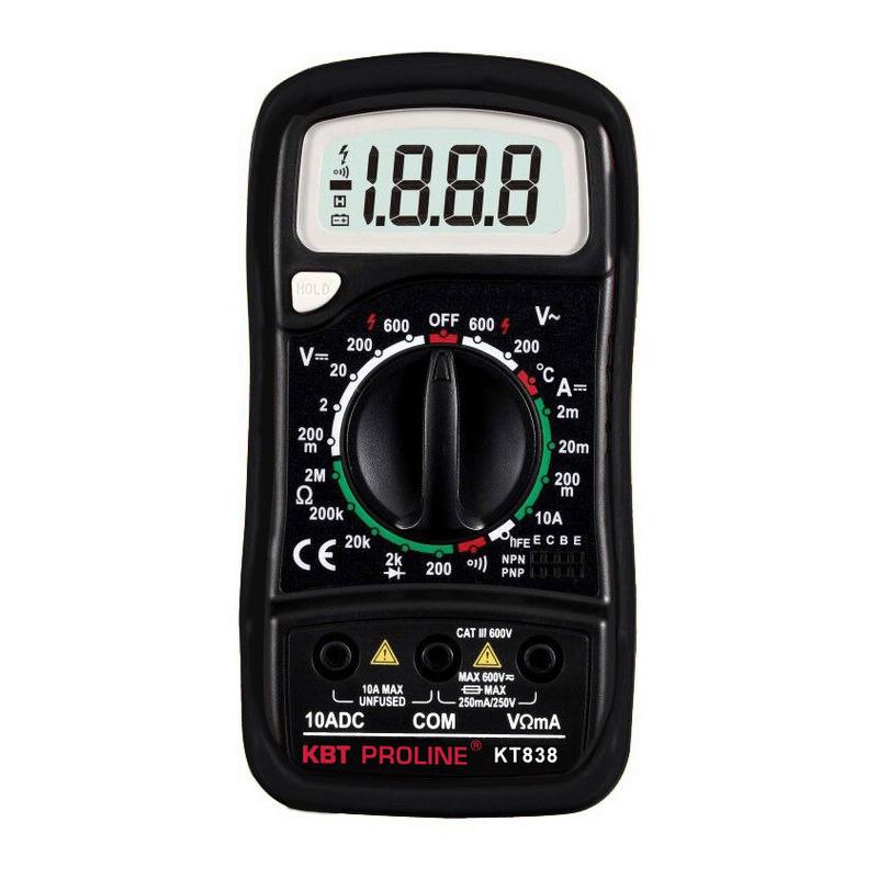 Мультиметр цифровой KT 838 "PROLINE"  | 79128 | КВТ — КВТ