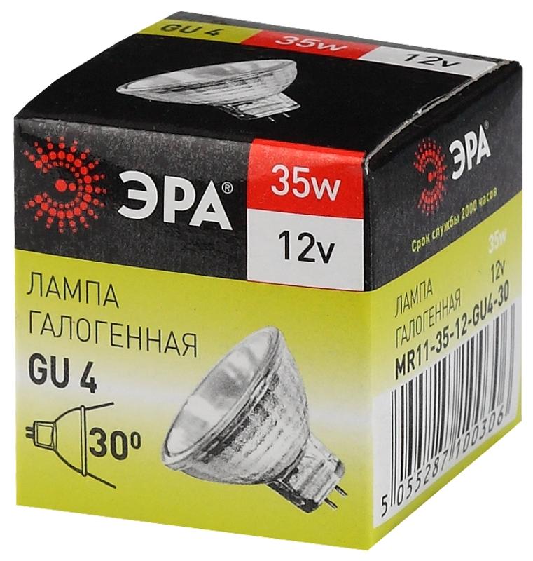 Лампа галогенная 35Вт 12В GU4 MR11 | C0027362 | ЭРА — миниатюра 2