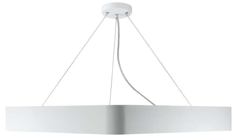Светильник светодиодный Geometria Delta SPO-151-W-40K-030 30Вт 4000К 2900Лм IP40 600*600*80 белый подвесной ЛТ | Б0058868 | ЭРА — миниатюра 3