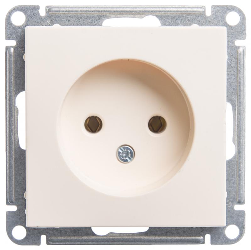 W59 Слоновая кость Розетка без заземления без шторок, 16А | RS16-153-2-86 | SE — Systeme Electric