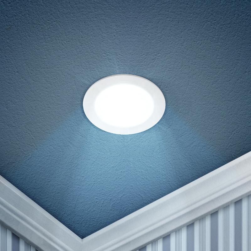 Светильник светодиодный встраиваемый downlight LED 1 6Вт 6500К белый круг | Б0019831 | ЭРА — ЭРА (Энергия света)