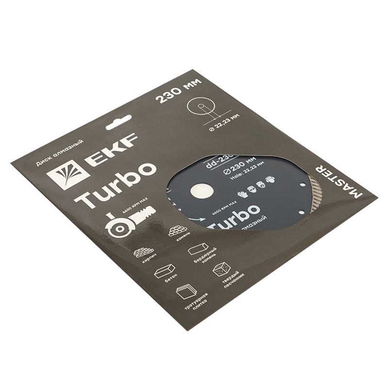 Диск алмазный Turbo (230х22.23 мм) Master | dd-230t | EKF — миниатюра 4