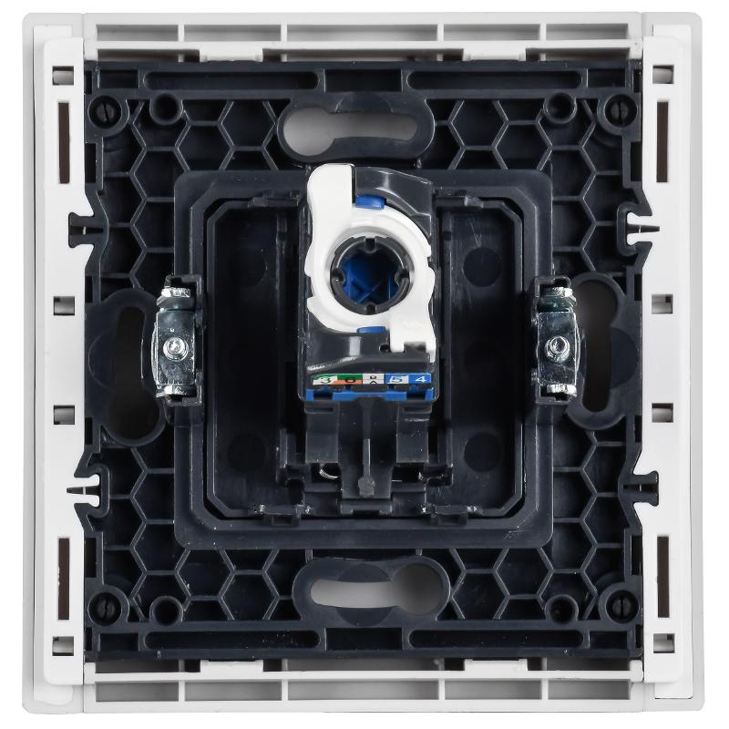 FORTE&PIANO Розетка комп. RJ45 кат.6 FP231 белый | FP-K10-2-K01 | IEK — миниатюра 3