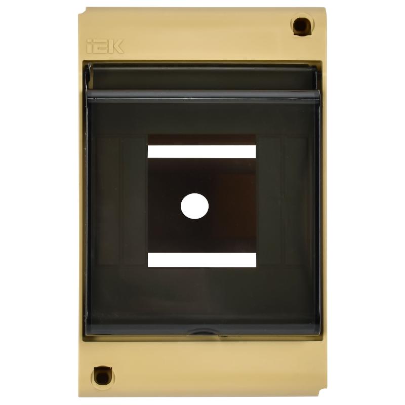 UNION Mini Корпус пластиковый на 4 модуля КМПн-4 IP30 сосна | UIM-KP72-N-04-20-K34 | IEK — миниатюра 2