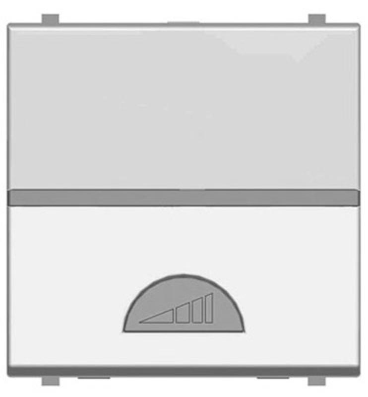 ABB Zenit Серебряный Светорегулятор нажимной 60-500W универсальный, (2 мод) | N2260.1 PL  | 2CLA226010N1301 | ABB — ABB