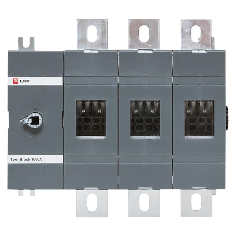 Рубильник 1600A 3P без рукоятки управления TwinBlock | tb-s-1600-3p | EKF — миниатюра 3