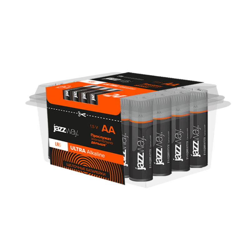 Батарейка LR 6 JAZZway ULTRA Alkaline PB-24 арт.5026803 — Jazzway
