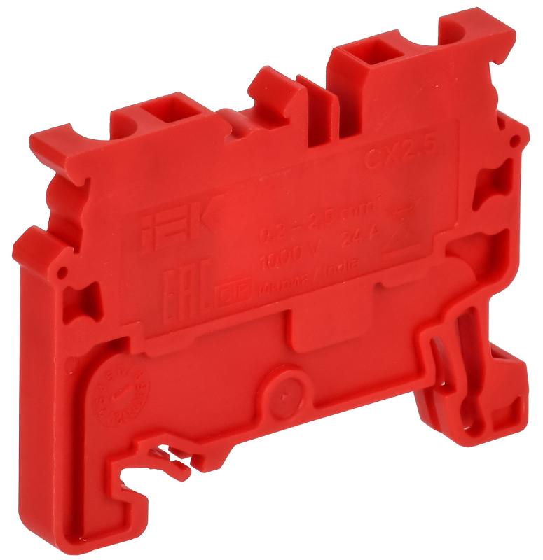 ARMAFIX Клемма пруж. CX2.5 проходн. красная | AF-CT40-00-K04-002 | IEK — миниатюра 2