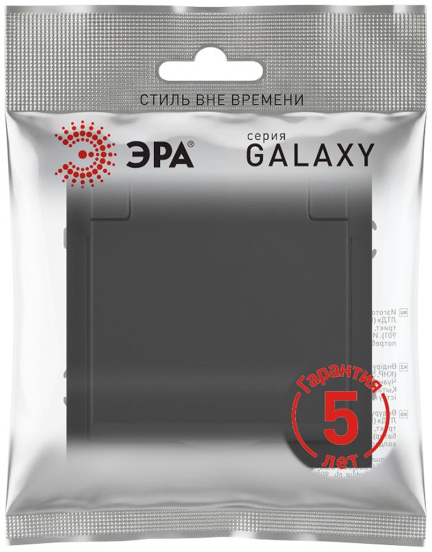 Розетка Galaxy 15-2103-05 c заземлением 2P+E Schuko со шторками с крышкой 16А-250В IP20 антрацит | Б0070666 | ЭРА — миниатюра 3