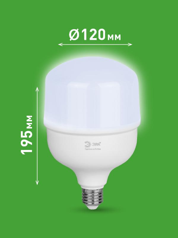 Лампа светодиодная  GREEN LINE LED POWER T120-80W-865-E27/E40 GL Е27/Е40 80 Вт колокол холодный свет | Б0067066 | ЭРА — миниатюра 2