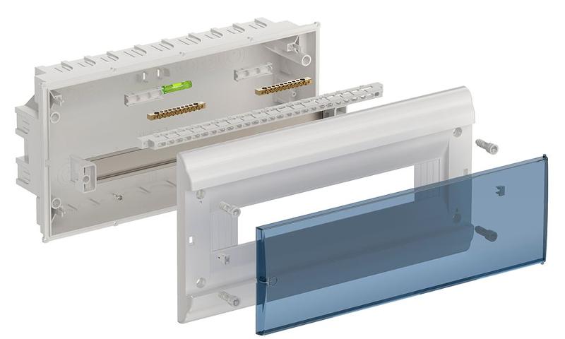 Корпус пластиковый встраиваемый на 18 модулей ЩРВ-П-18 IP41 (210х414х102мм) PRIME | MKP82-V-18-41-10 | IEK — миниатюра 2