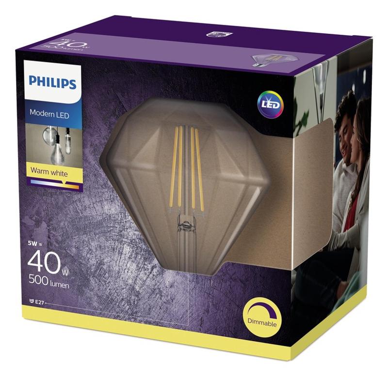Лампа светодиодная LED Classic 40W Diam E27 2700K CL D | 929001935701 | PHILIPS — миниатюра 2
