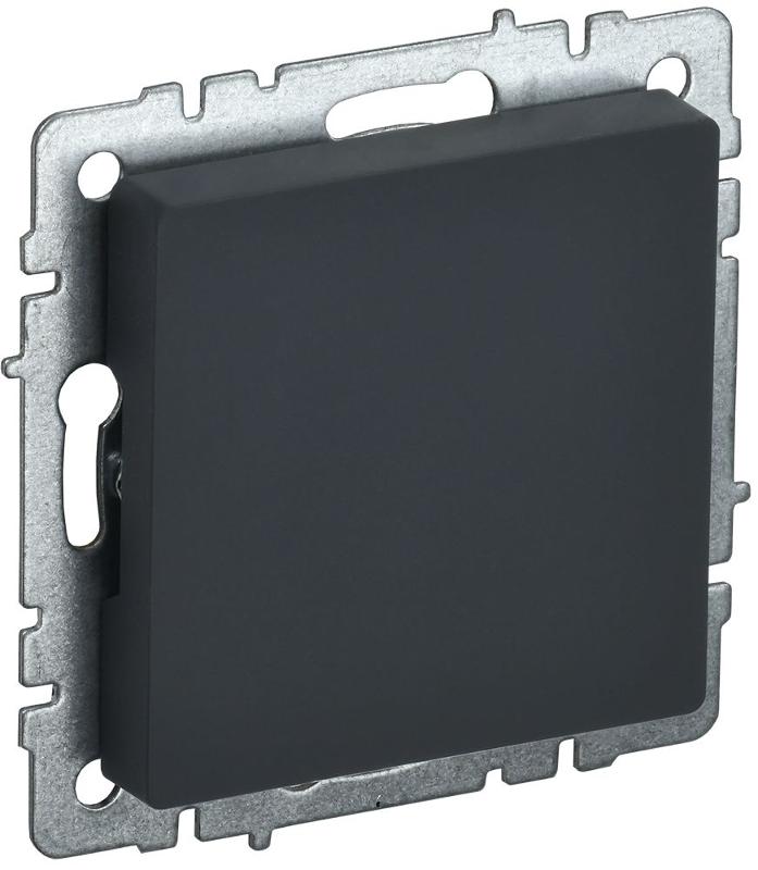 BRITE Заглушка c суппортом МЗ10-БрГ графит | BR-PL10-K53 | IEK — IEK (ИЭК)