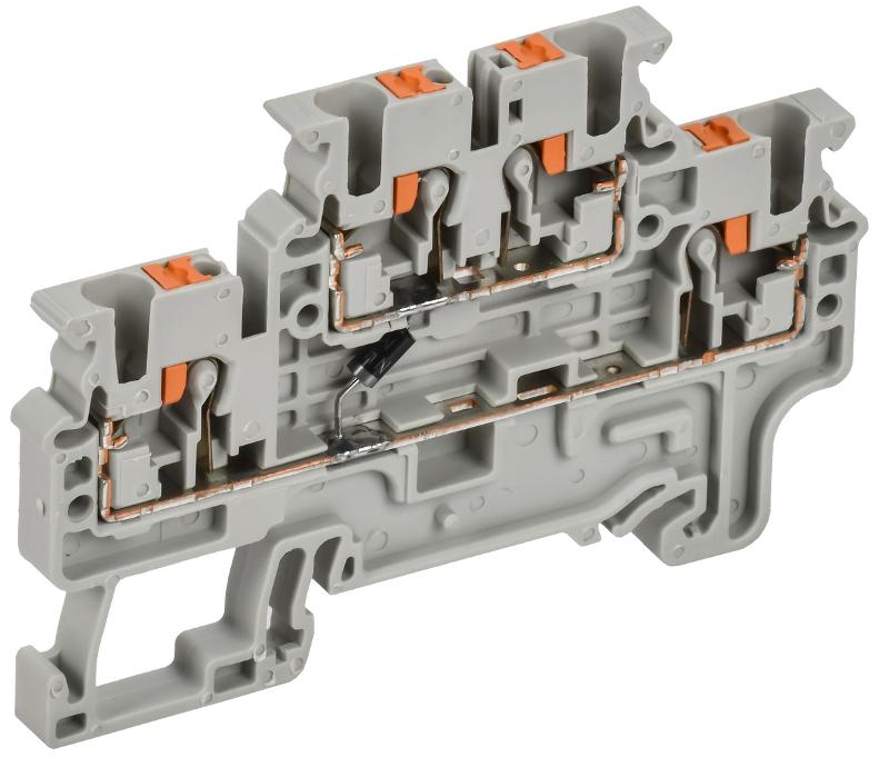 ARMAFIX Колодка клемм. CPDL2.5(E)D1 2-ур. с встр. диод.  | AF-CT23-07-22-K03-002 | ИЭК — IEK (ИЭК)